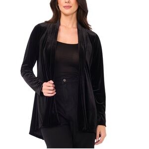 Vince Camuto Women's Velvet Long Sleeve Cardigan Sweater Size Medium